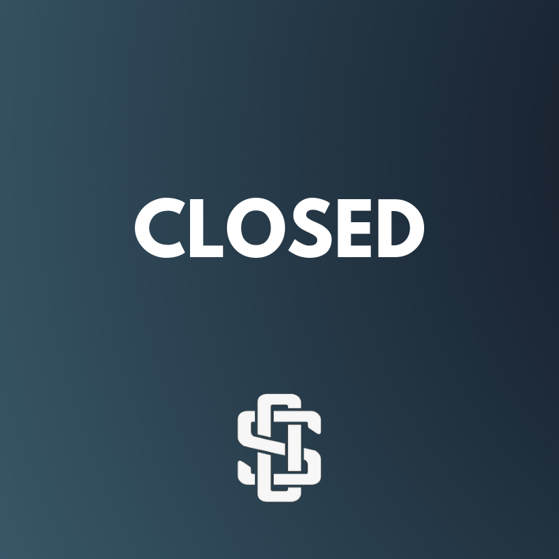 Closed for New Years Day