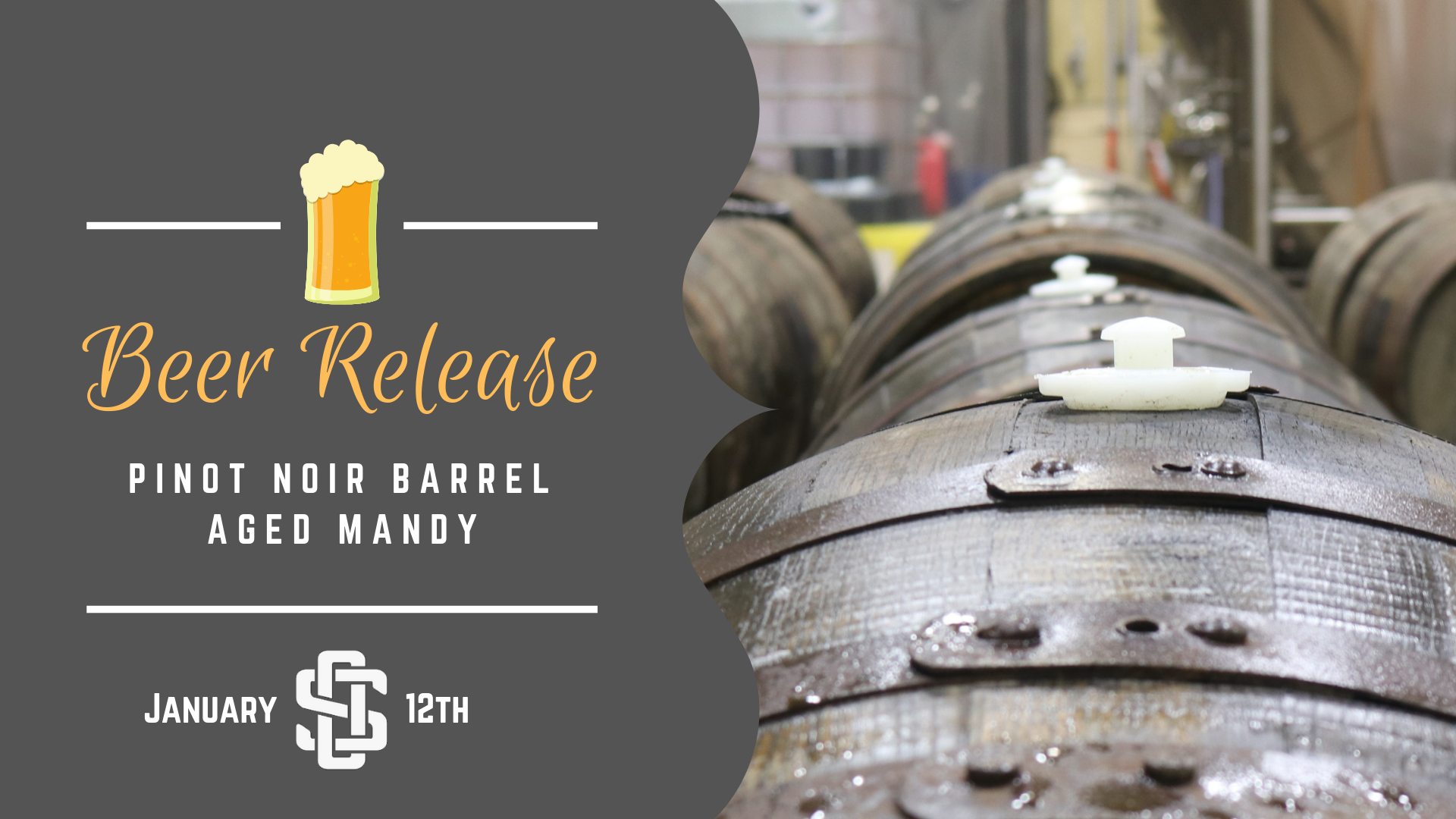 Beer Release - Pinot Noir Barrel Aged Mandy