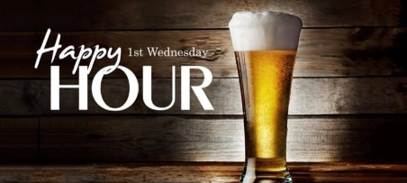 First Wednesday Happy Hour