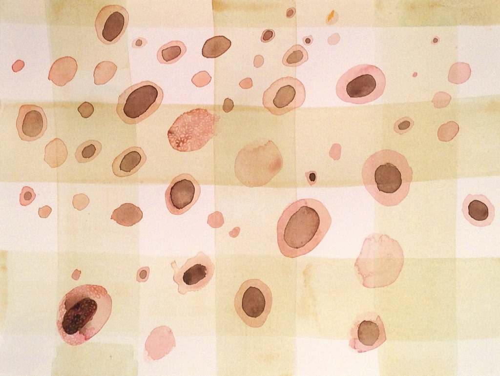 Metatastis (2016), watercolour on paper, 21 x 29cm