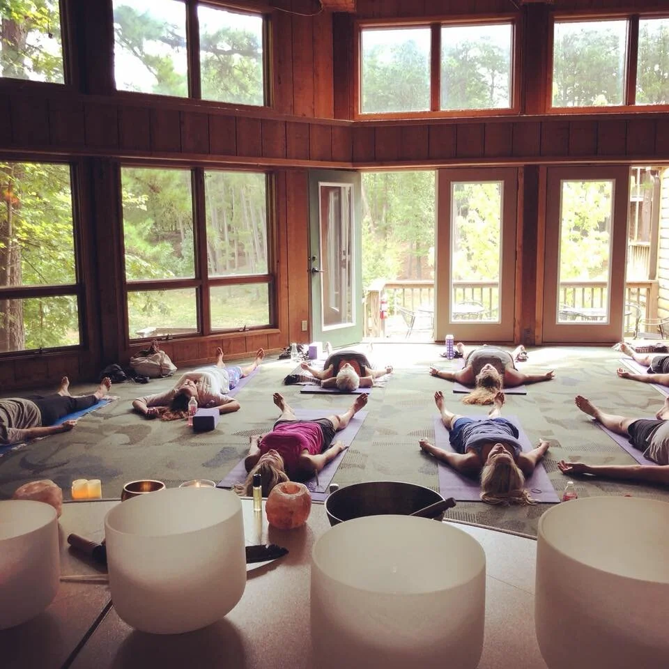 Crystal singing bowl sound bath and mediation will be offered as well as a variety of other types of yoga &amp; meditation classes in effort to allow attendees to try out various experiences and see what styles best in their lives.