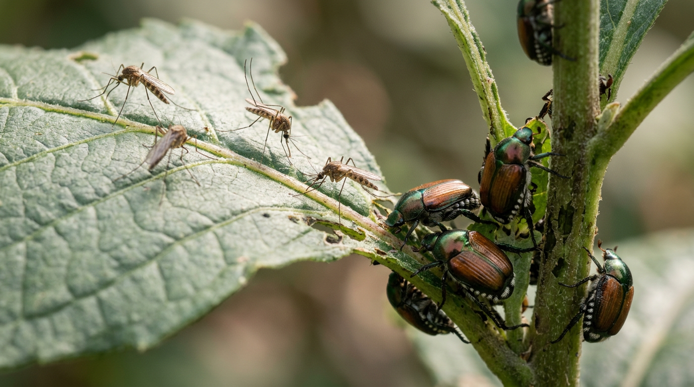 July Pest Patrol: Defending Your Yard from Mosquitoes and Japanese Beetles