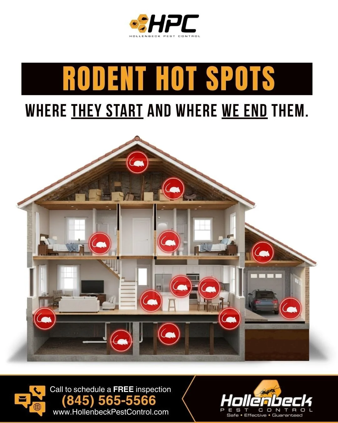 Know where rodents gather before they make your space theirs. 🐭🏠

📲(845) 565-5566

#pestcontrol #exterminator #shoplocal #smallbusiness #hudsonvalley #hollenbeck #residentialpestcontrol #interiorservice #exteriorservice #commericalpestcontrol  #ro