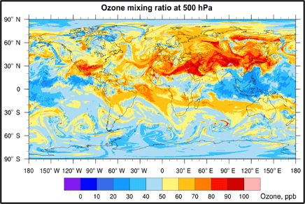 A Global Gridded Chemical Transport Model 