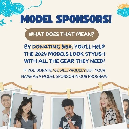 Sponsor a Fashion Show Model