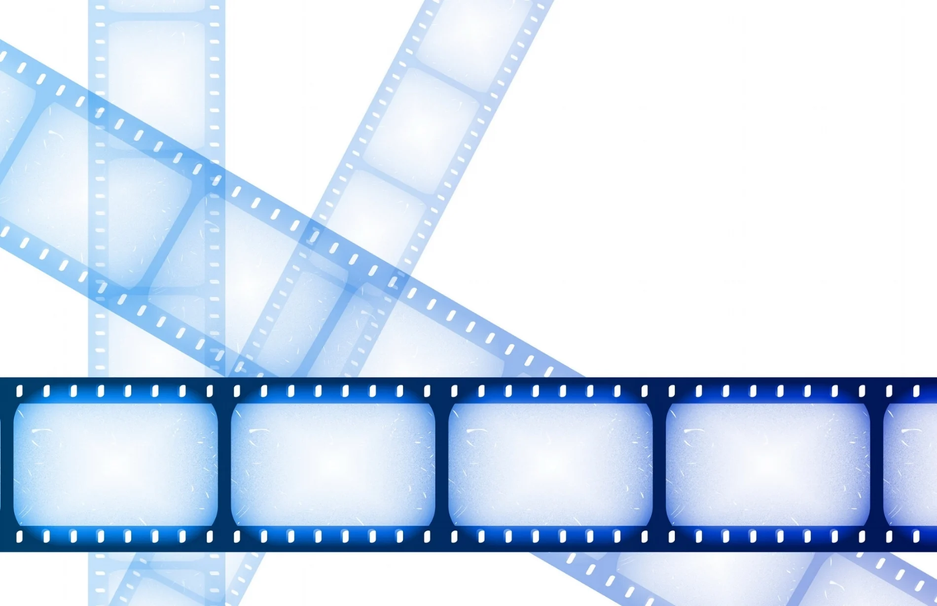 Cross crossing images of transparent film strip. Photo by Kheng ho Toh/Hemera / Getty