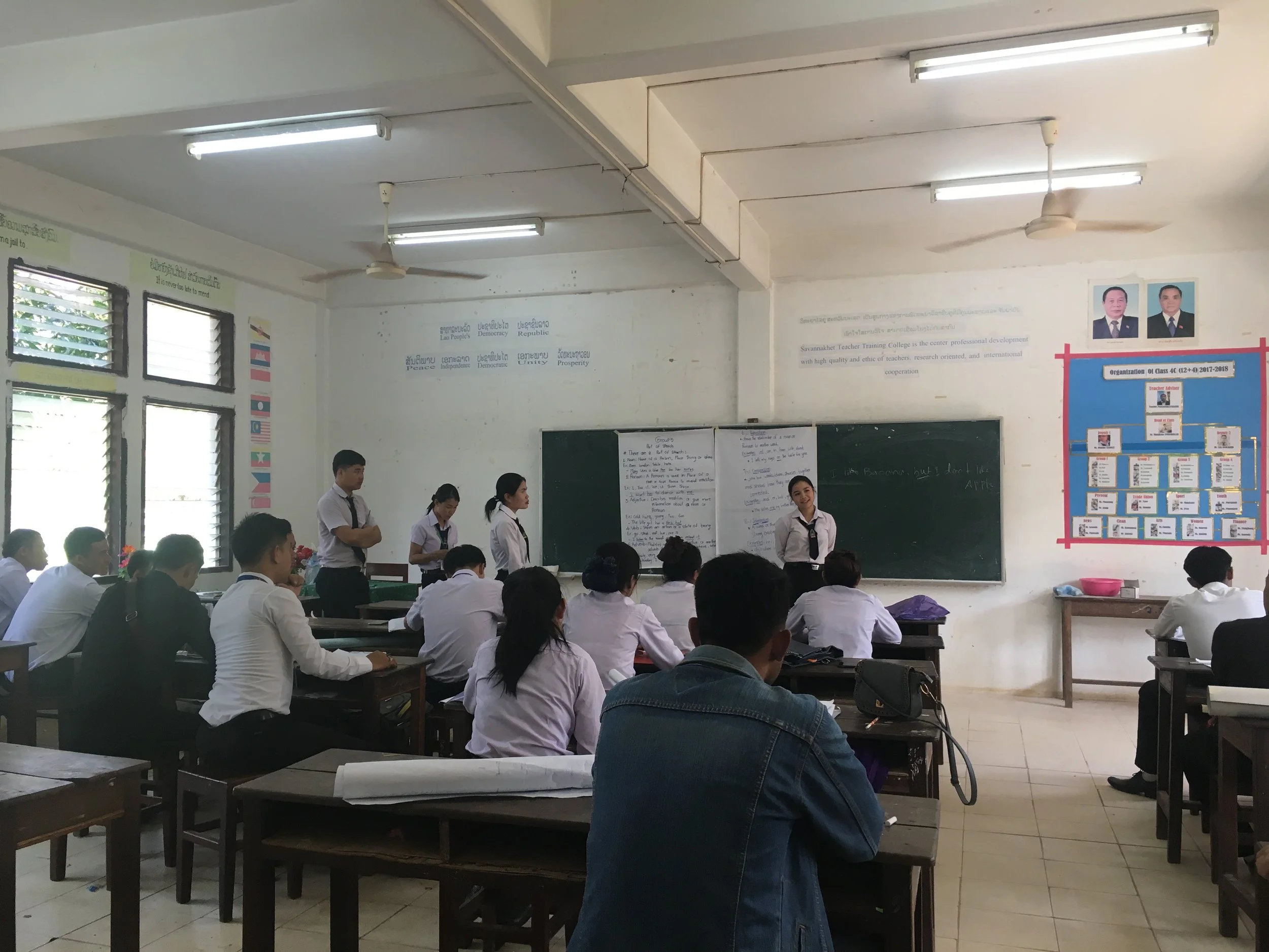 My classroom in Laos