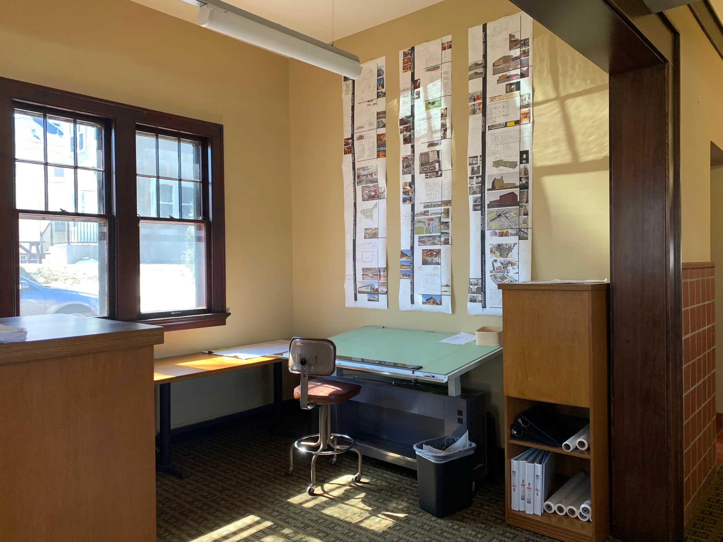 The sun streams across the new HCM workstations, on this, the second day of spring.