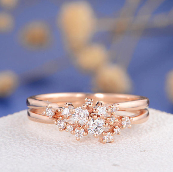   Diamond Cluster Ring  by Love Rings Design 