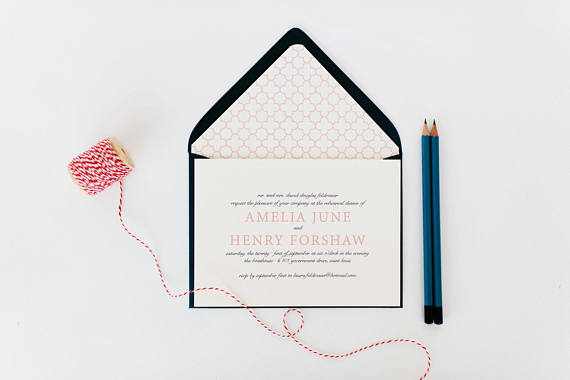   Invitation by  Lola Louie Paperie    Simple and elegant. Love this  invitation &nbsp;for a fun night out with your people.&nbsp; 