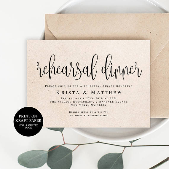   Invitation by  Viola Mirabilis Design     Keep it casual and gorgeous with this kraft  invitation . Because it's a printable, you can also print it on any color of paper to give it a nice, pretty pop.&nbsp; 