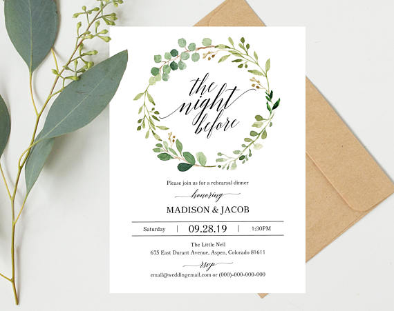   Invitation by  Marry Me Paper Boutique    Neutral, greenery weddings are some of my favorite ones! This  invitation &nbsp;is a perfect compliment to yours if you're planning one.&nbsp; 