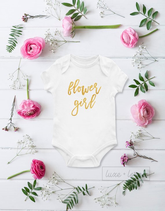 flower girl onesie