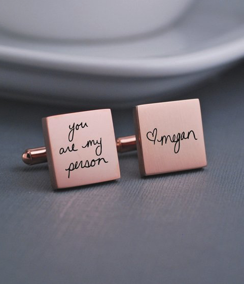 personalized cuff links