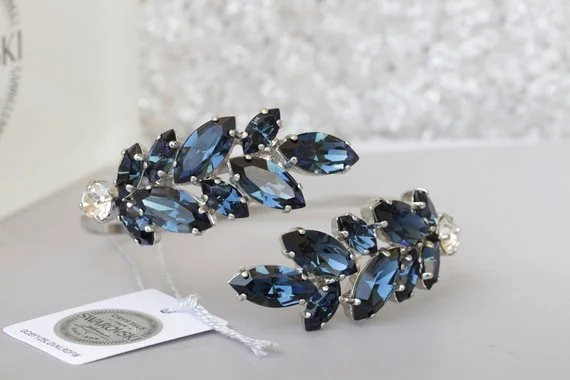 Blue Wedding Bracelet
