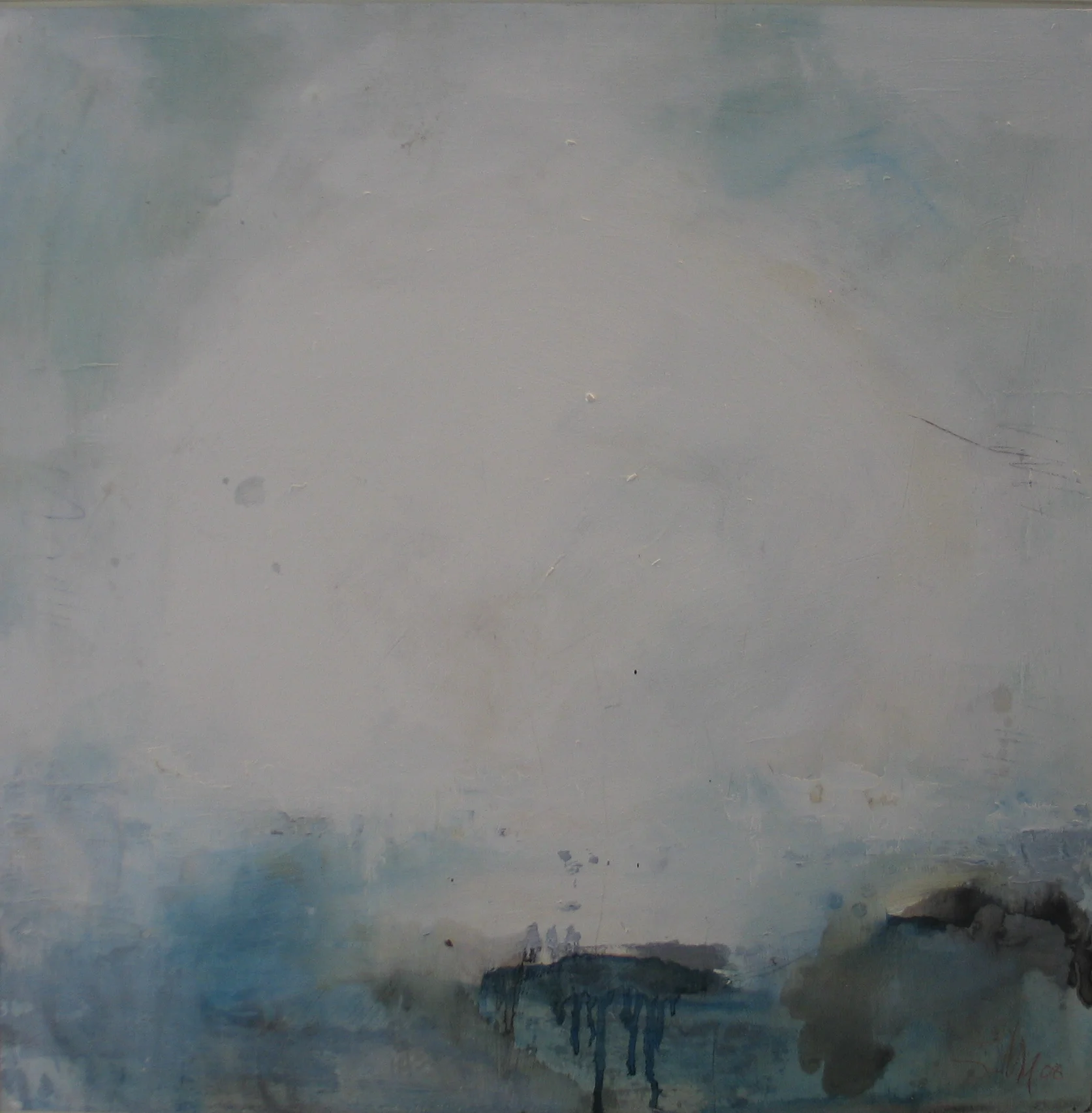 Voice, mixed media on board
