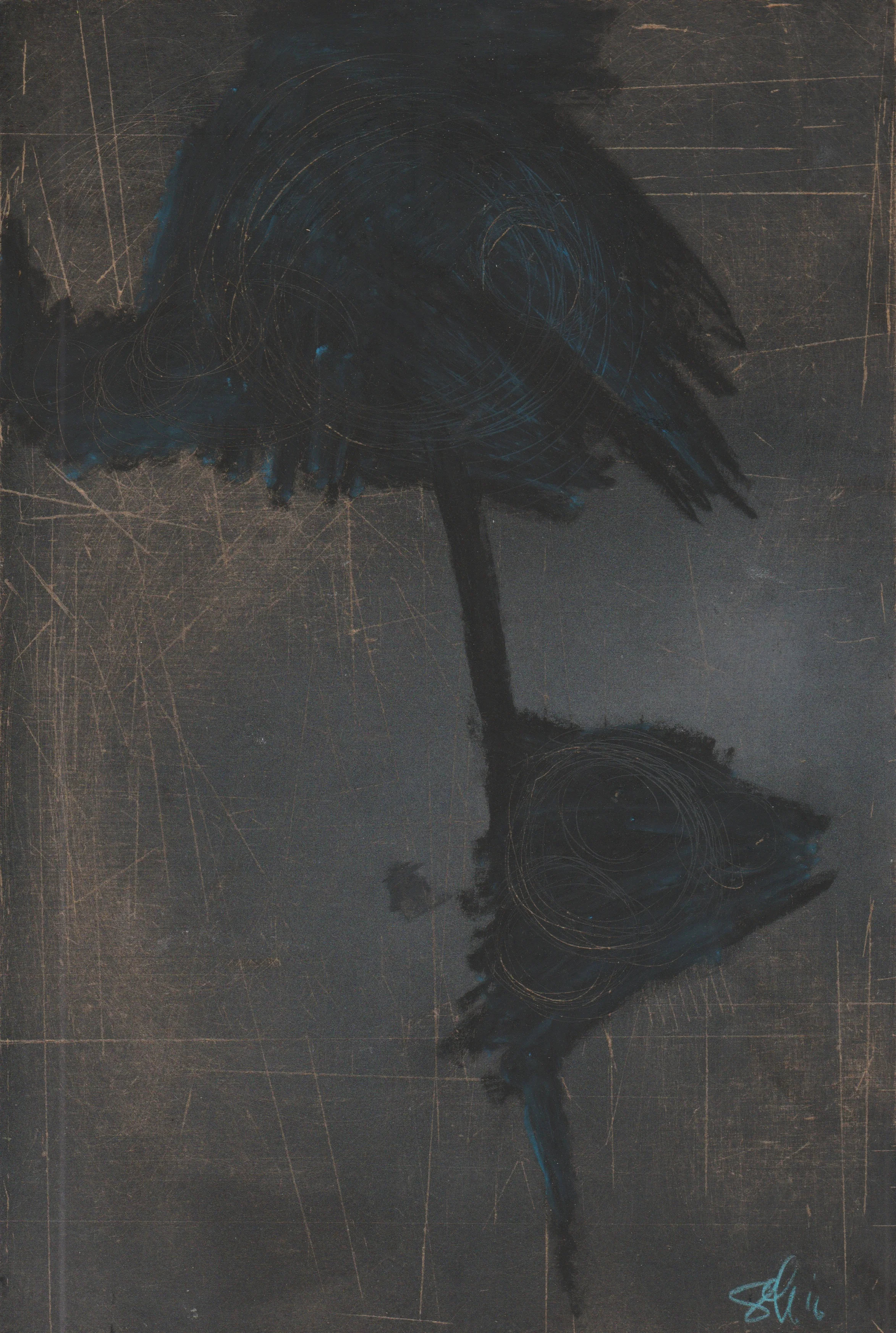 Jakal, mixed media on board, 2016 20 x30 cm 2016
