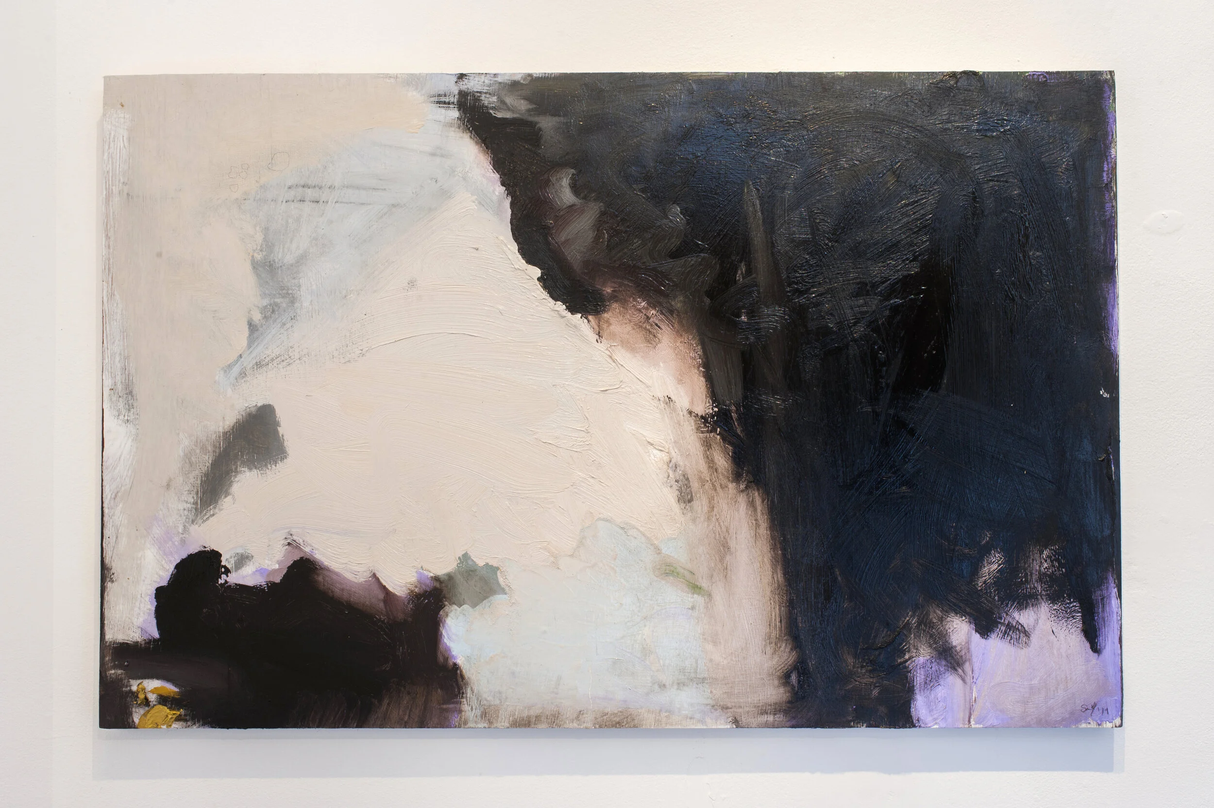 night//fall//dream, oil on board, 61x95cm 2019