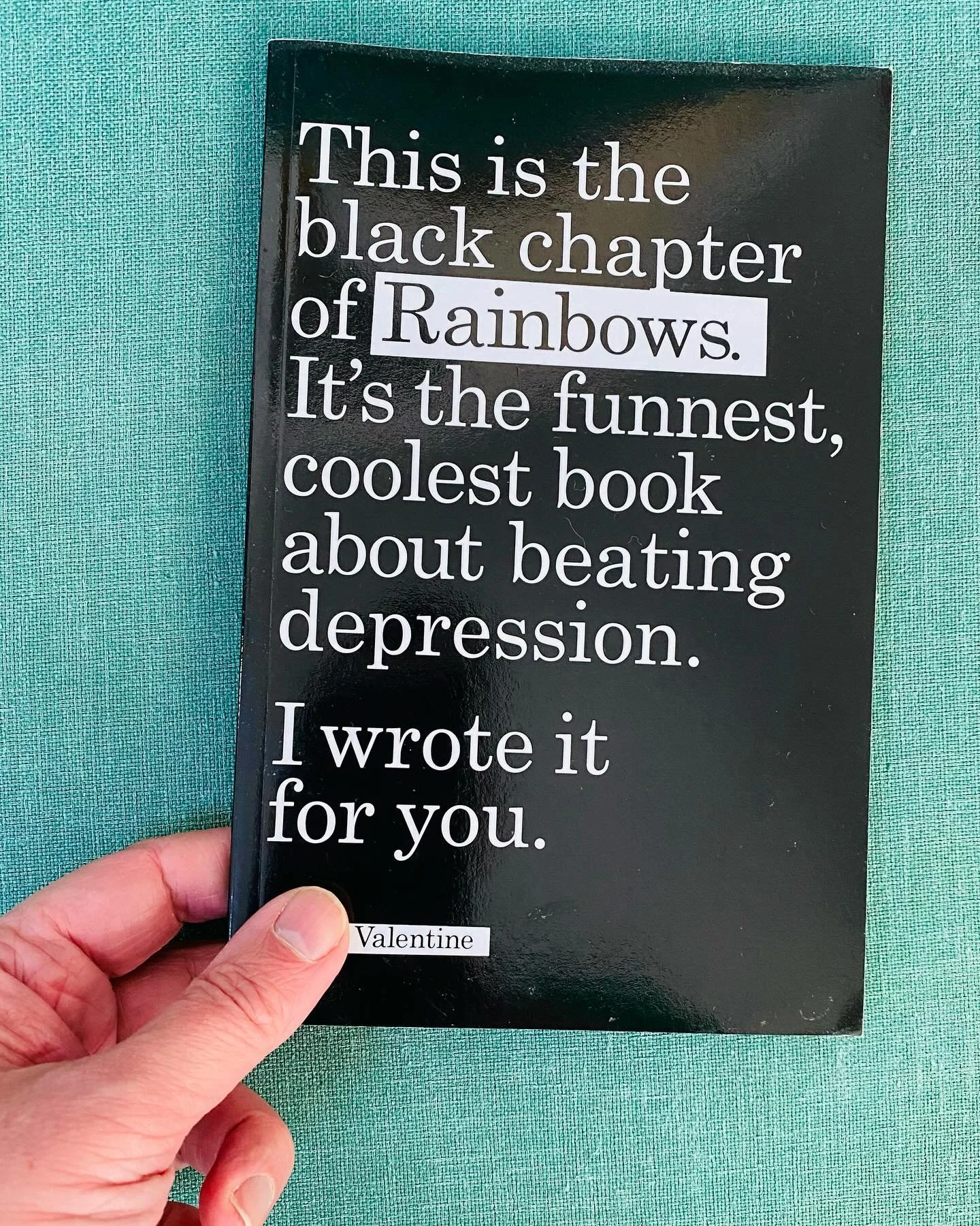 Today I/m featuring a preview of the BLACK chapter of Rainbows/ the funnest/ coolest book about beating depression_ This was the very first one I published back in 2017 and it/s still pretty popular today_ Topics include creative mood&ndash;turnaroun