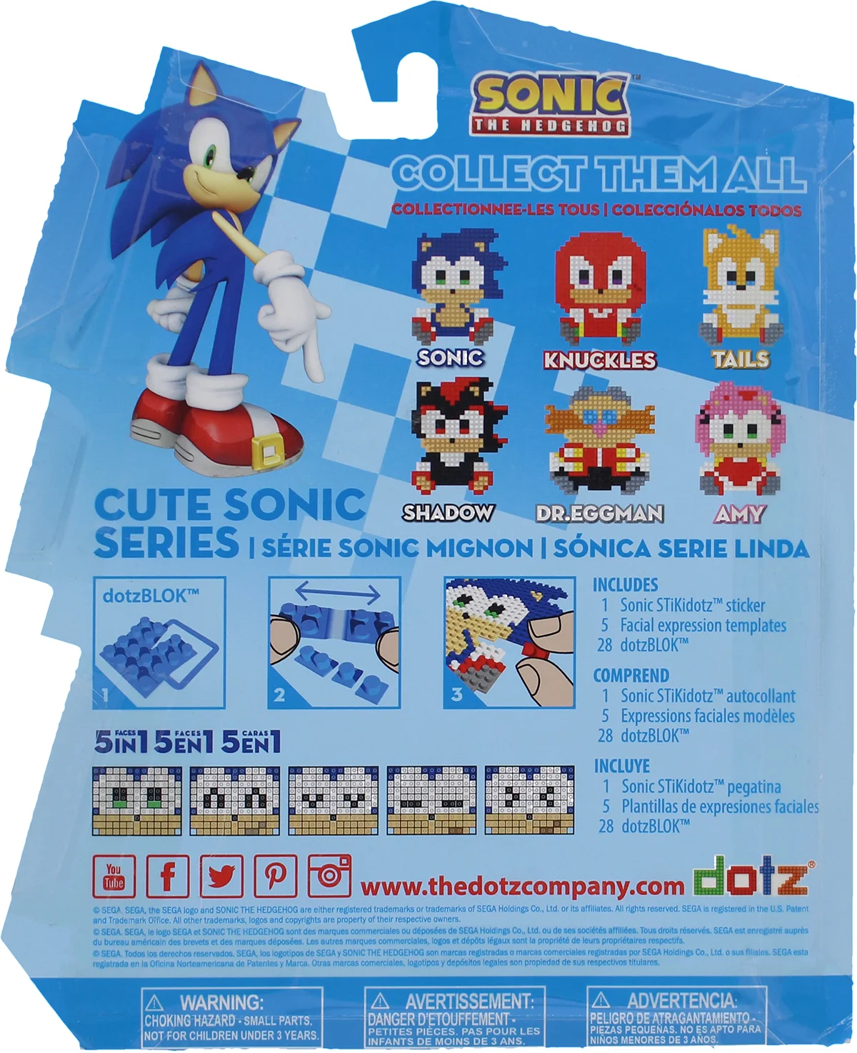 Back of Cute Sonic Box