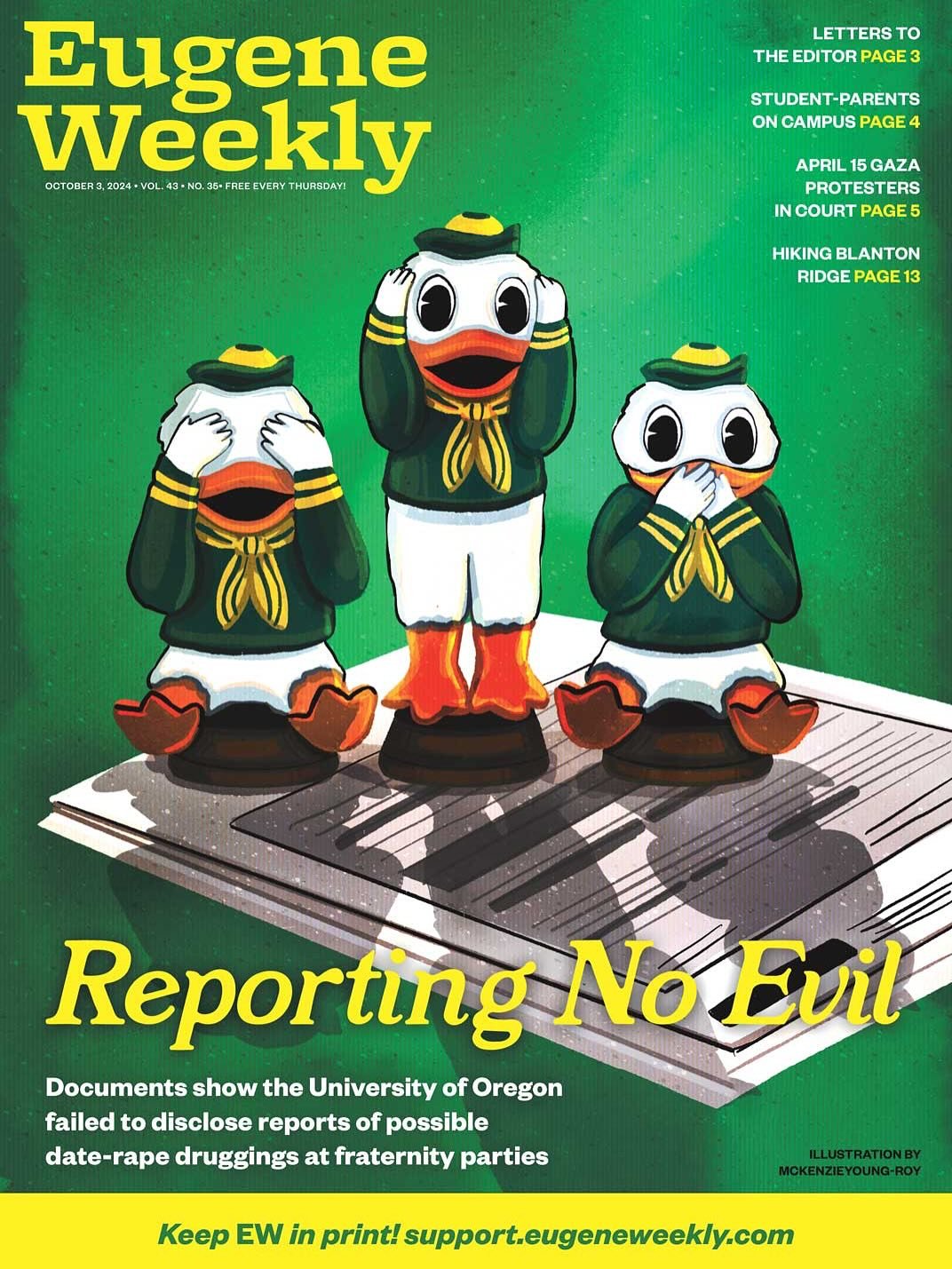 Honored to have won First Place in the 2024 Society of Professional Journalism awards for this cover with @eugeneweekly 🥹🙏

Not only is this an incredibly important story by @elizaaronson (also an award winner!) but it took so much collaborative ef
