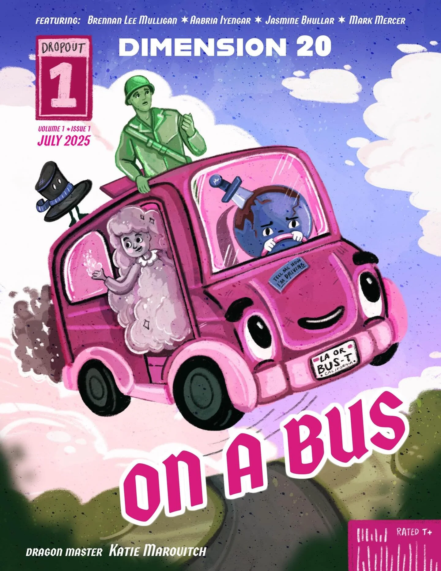 I HEARD THE NEWS (pls say it&rsquo;s real @dimension20show @katiemarovitch )

#dimension20 @dropouttv #fanart #onabus #art