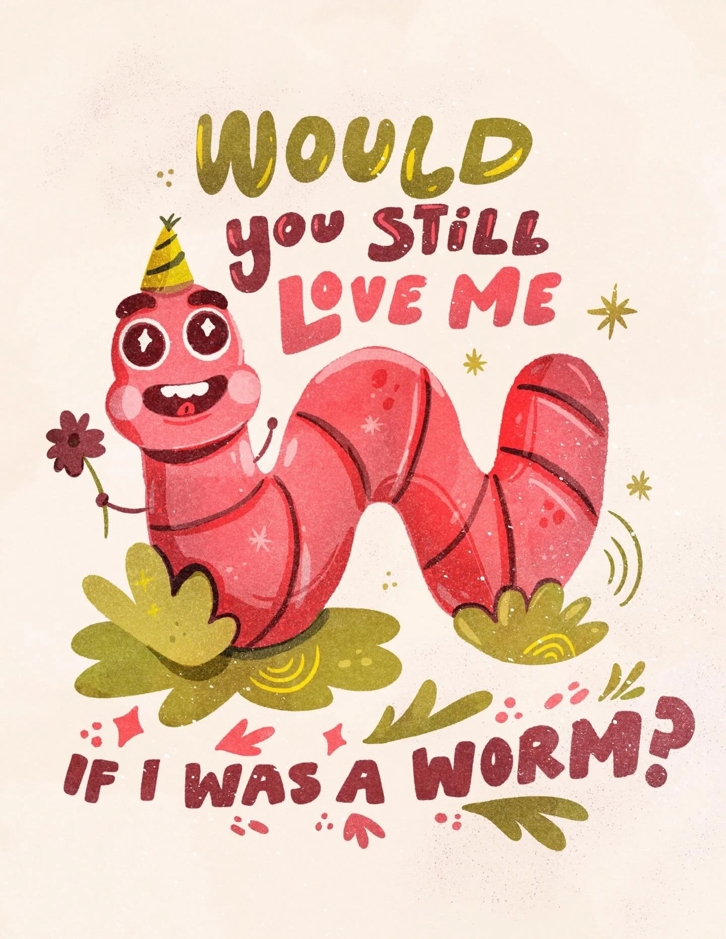 The collection is now complete. 🪱🐴🐕 

All of these are now available in my shop on @threadless as shirts and prints!

#art #meme #tshirtsdesign #threadless #illustration