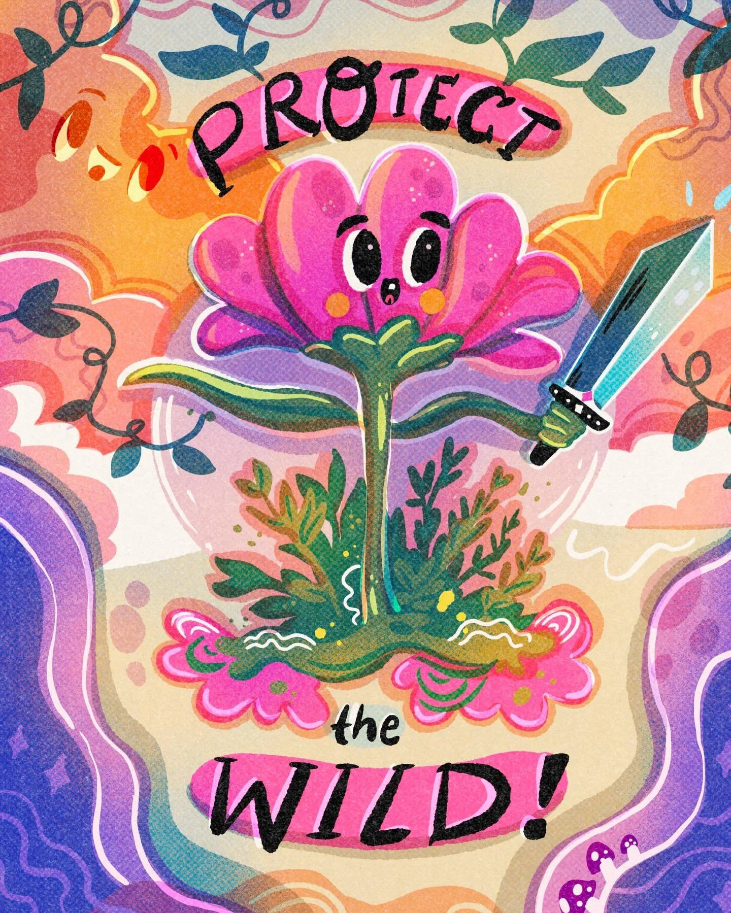 Keep art human and earth wild. May the data centers disappear one day, overgrown with flowers.

Bonus footage of the soon to be retired dining train car on Amtrak 🥲

#art #noai #artistsoninstagram #illustration