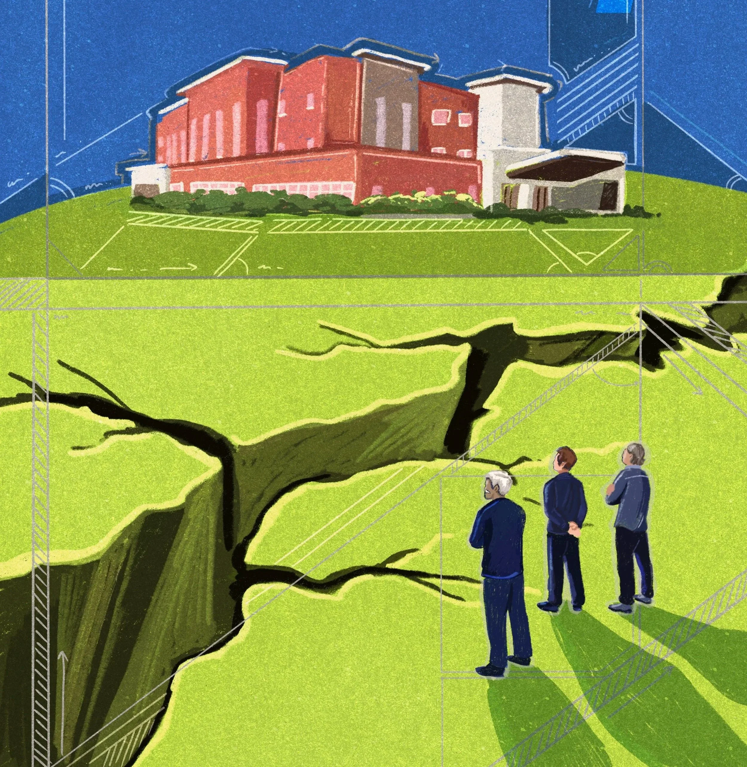 'Super Siting Surprise' Cover Illustration, Eugene Weekly 2026