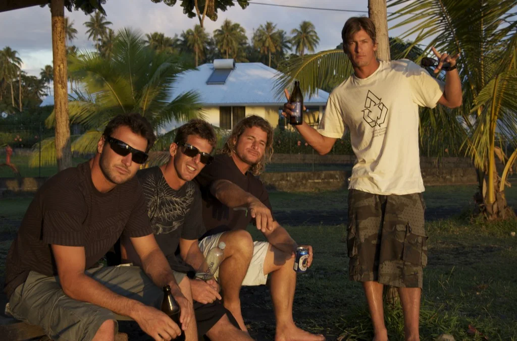 Parko, Andy, Occie, Bruce Tahiti