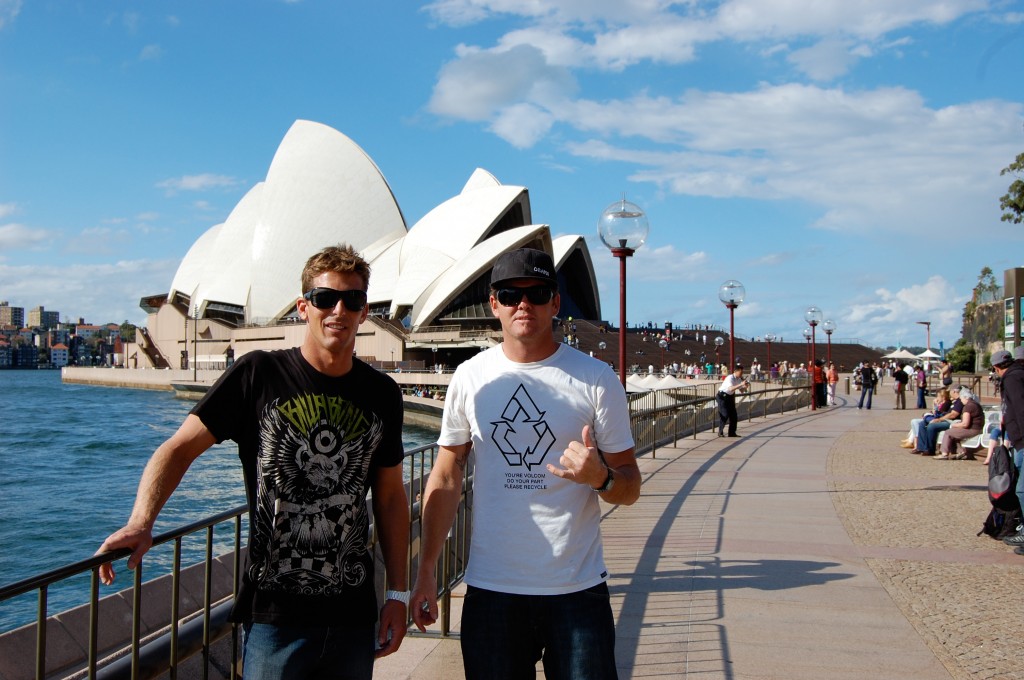 Andy an I, Australia. He actually asked the guy to take the picture.