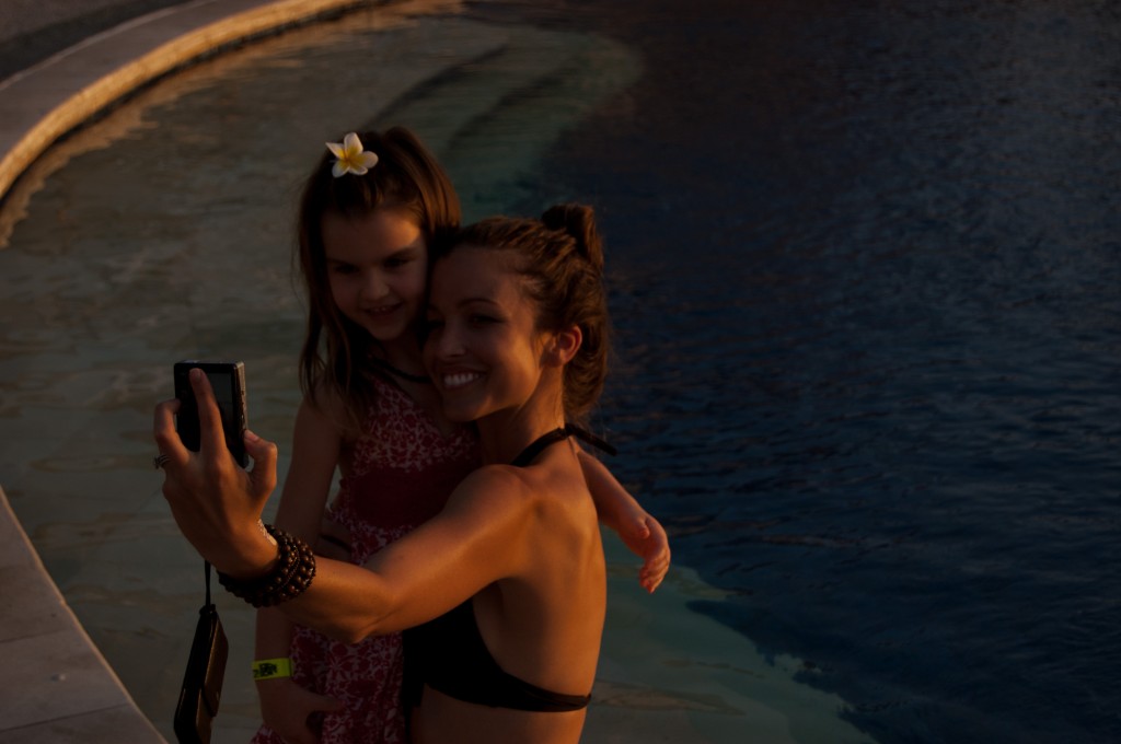 Lyndie and little miss Parko
