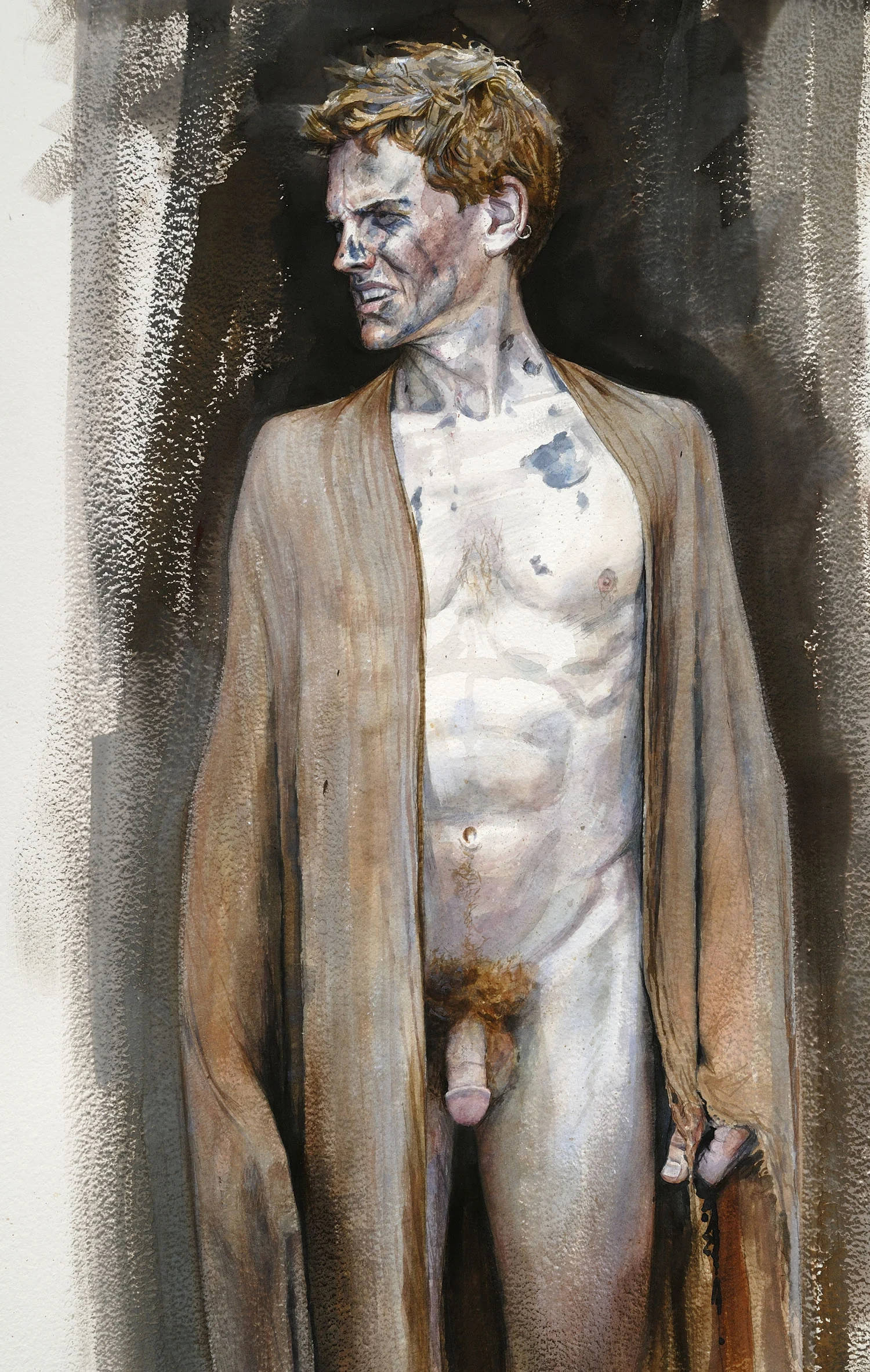 Lazarus, Watercolour Study, watercolour, 30 x 22 in.