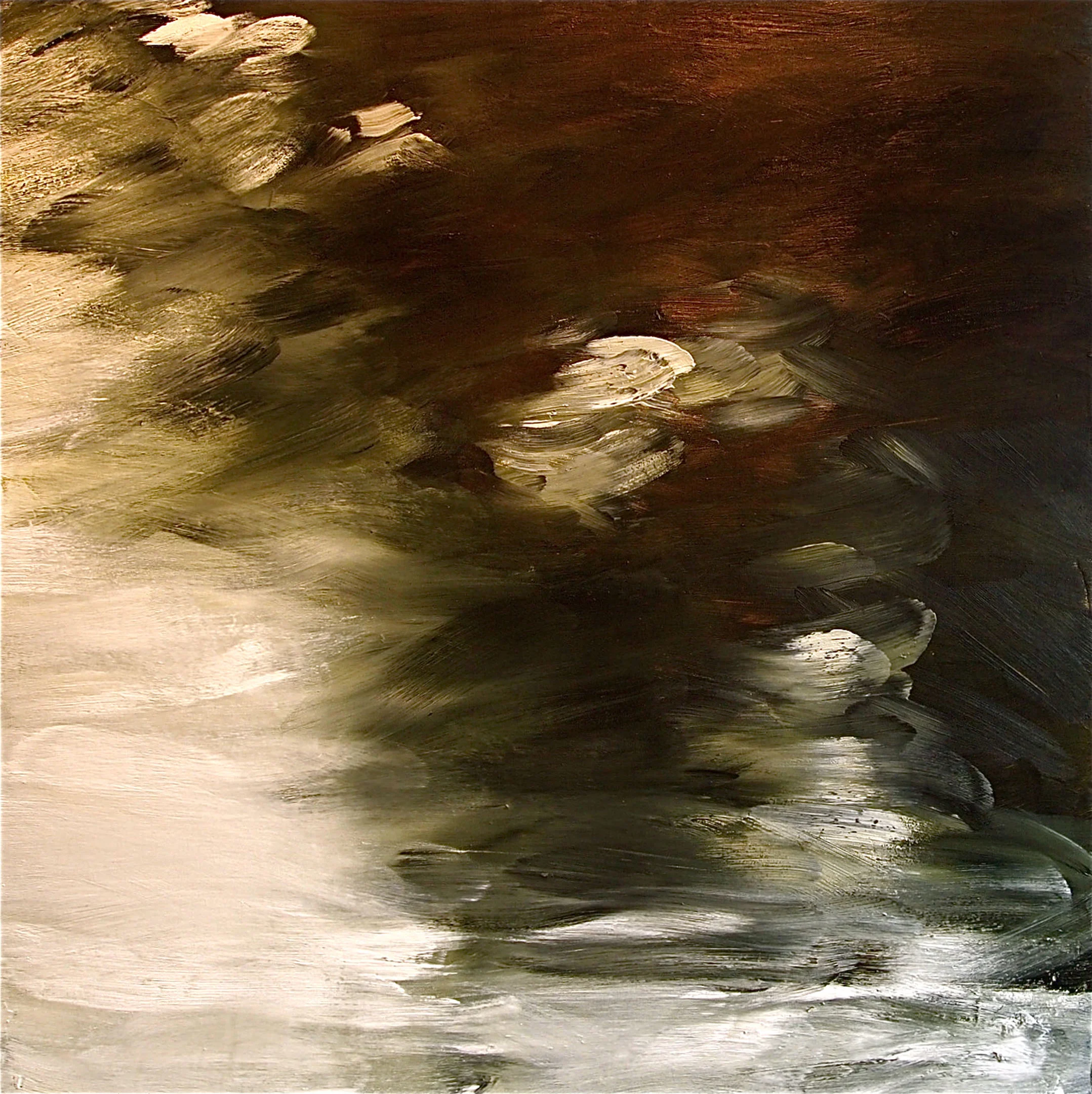 Rapids, oil on canvas 42.0 x 42.0 in