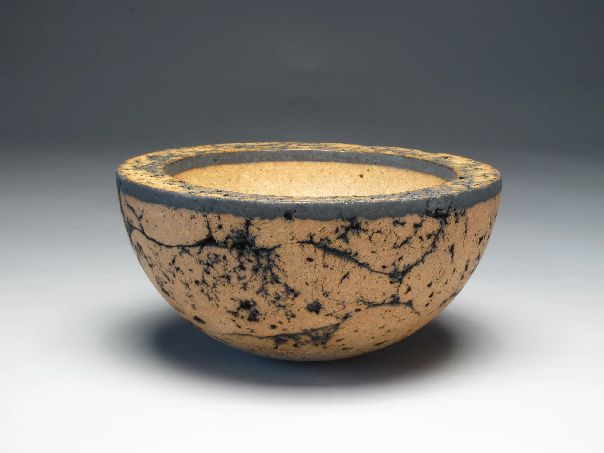 Crucible 1.29, reduction-fired stoneware 4.0 x 8.0 x 8.0 in