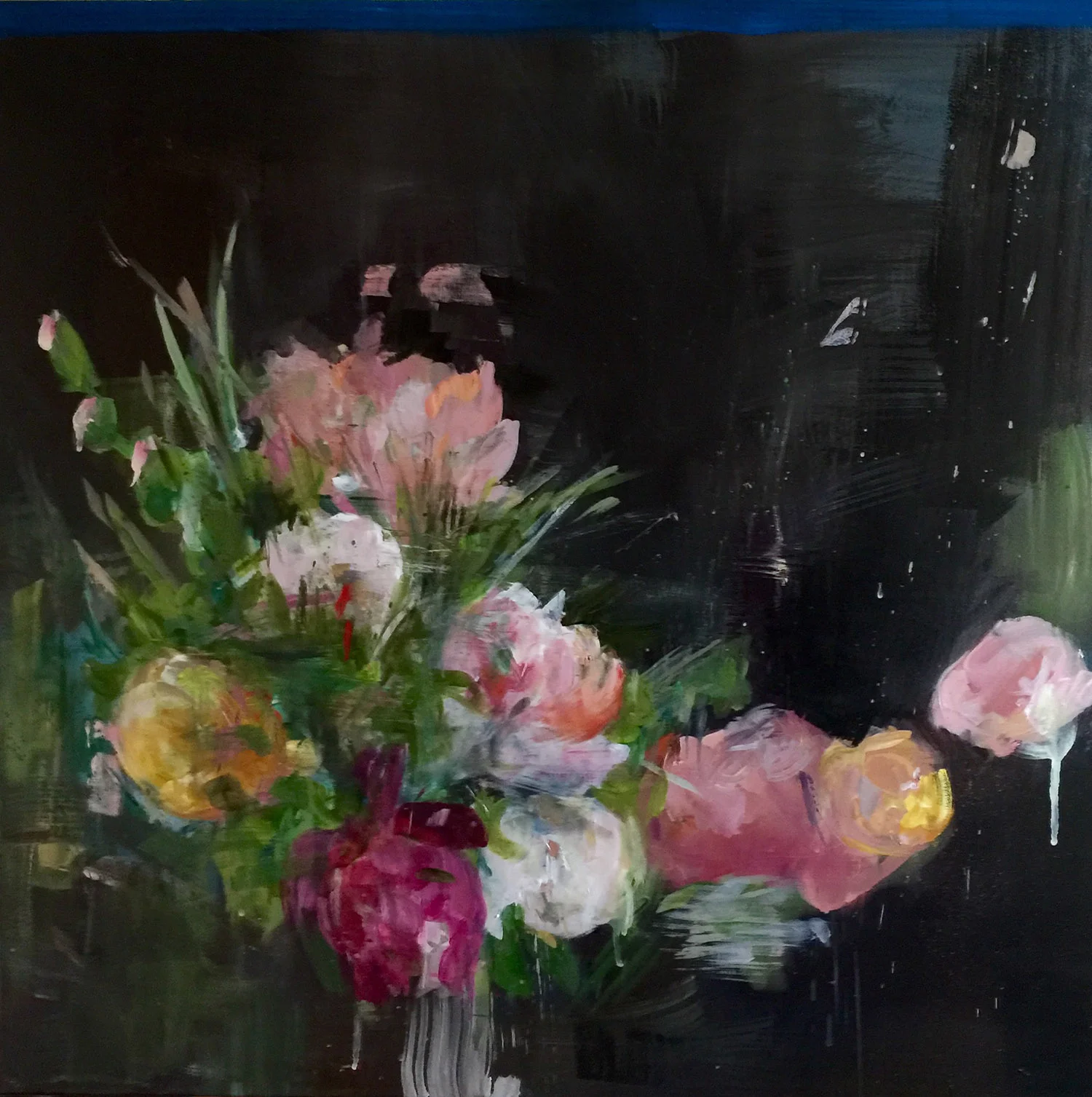Botanical #1, oil on canvas, 36 x 36 in.