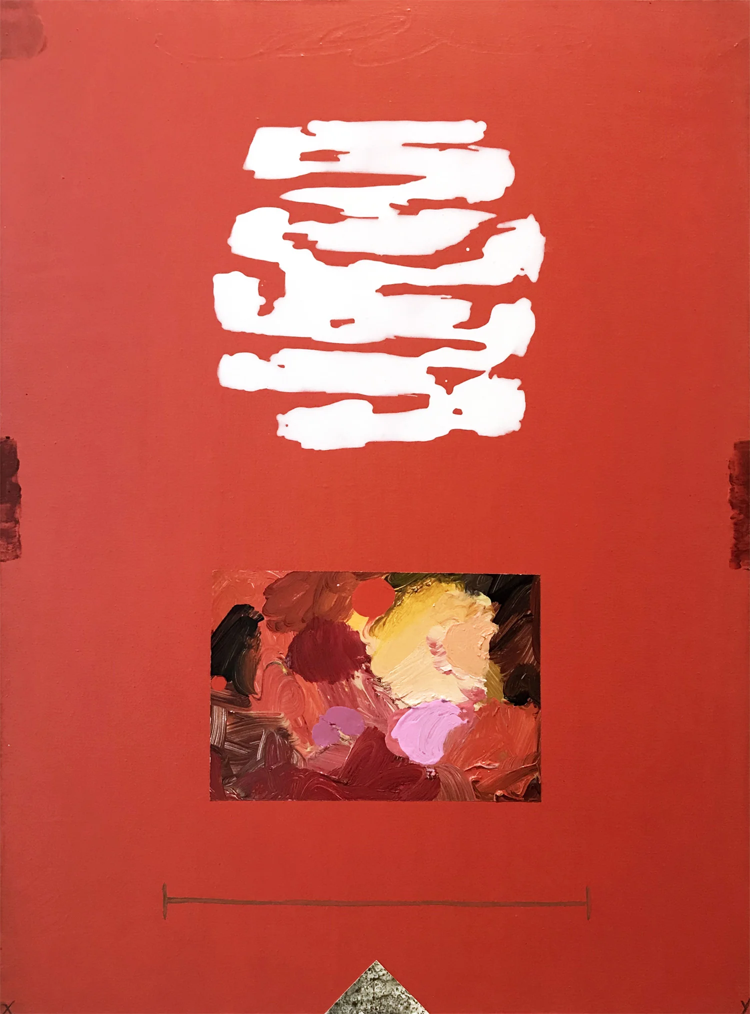 Spring, mixed media on canvas, 24 x 18 in.