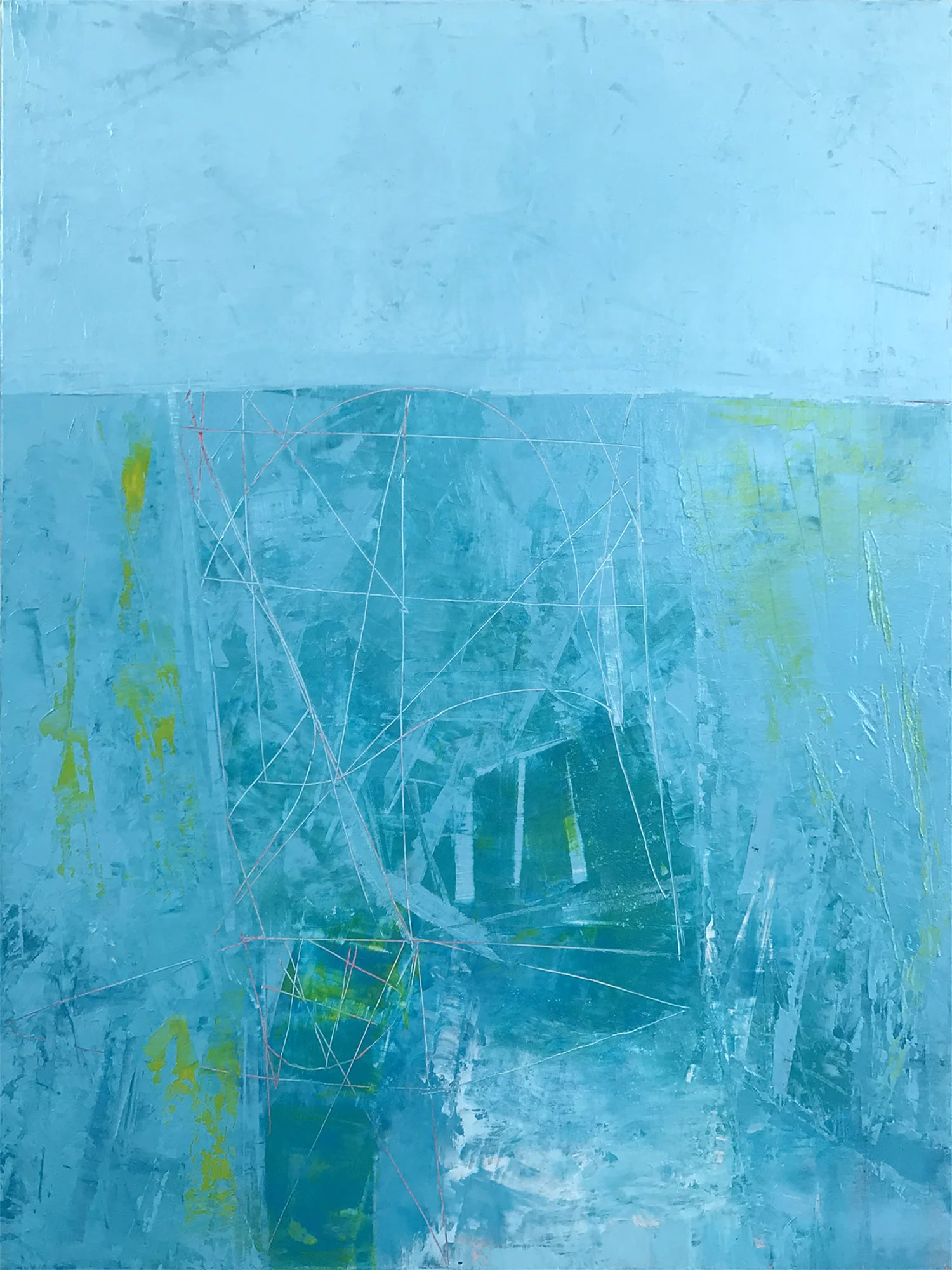 Let the Morning Light Surround You with Delight, acrylic on canvas, 48 x 36 in.