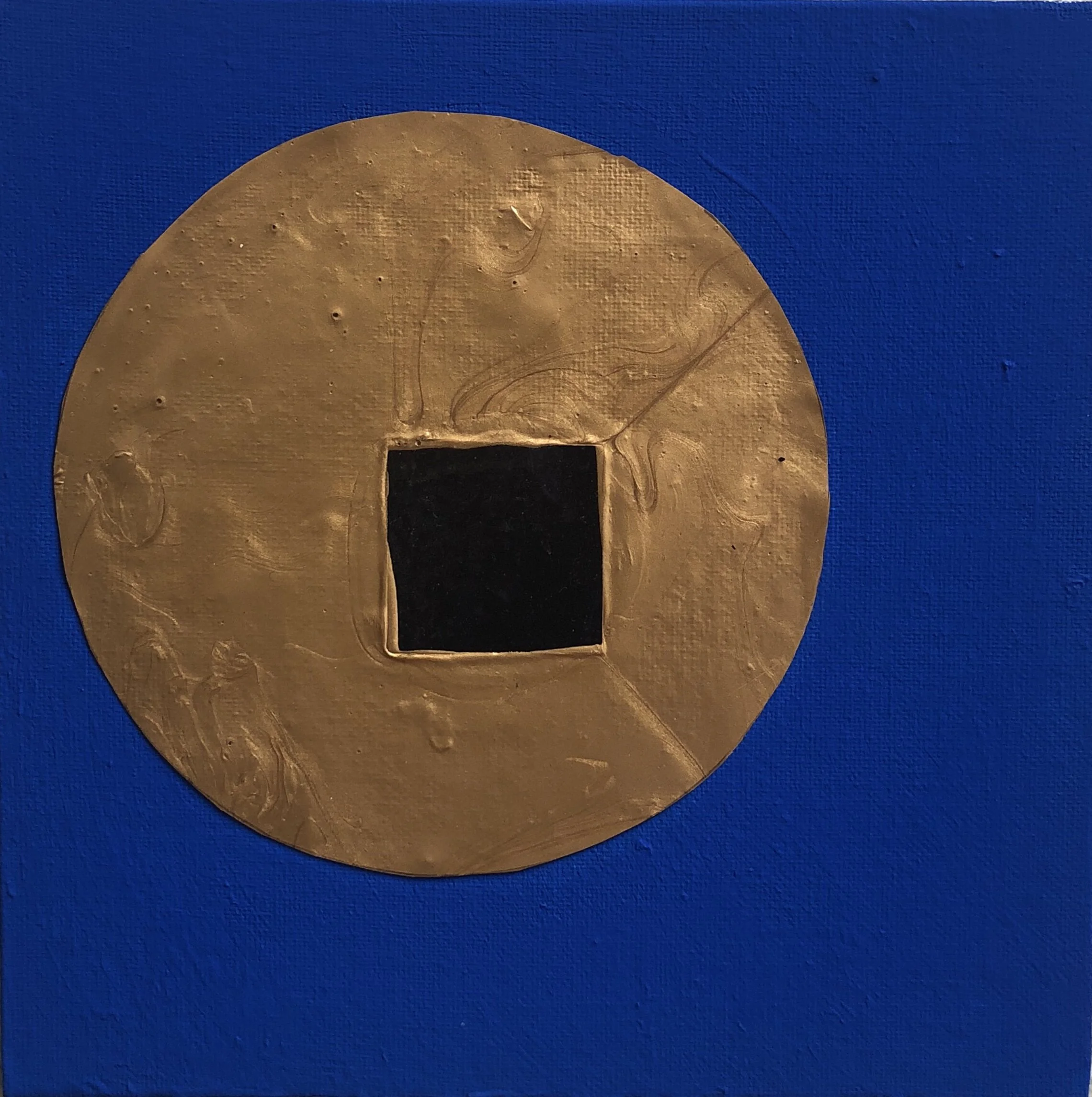  6"x6" acrylic and Yupo on canvas board 