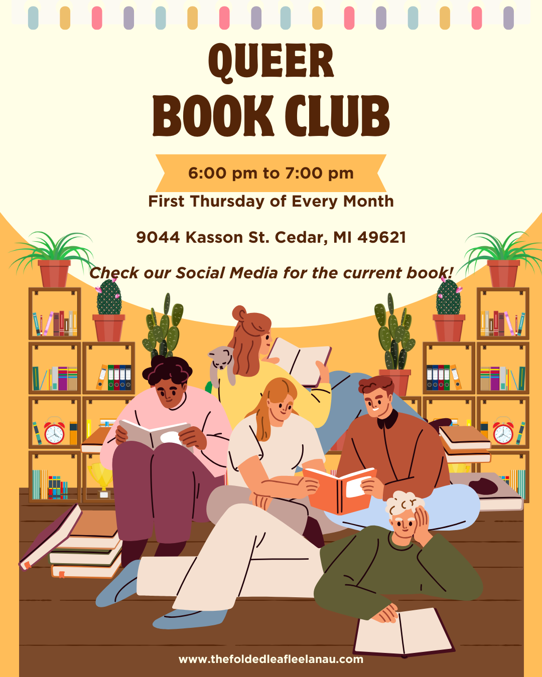 Queer Book Club at the Folded Leaf