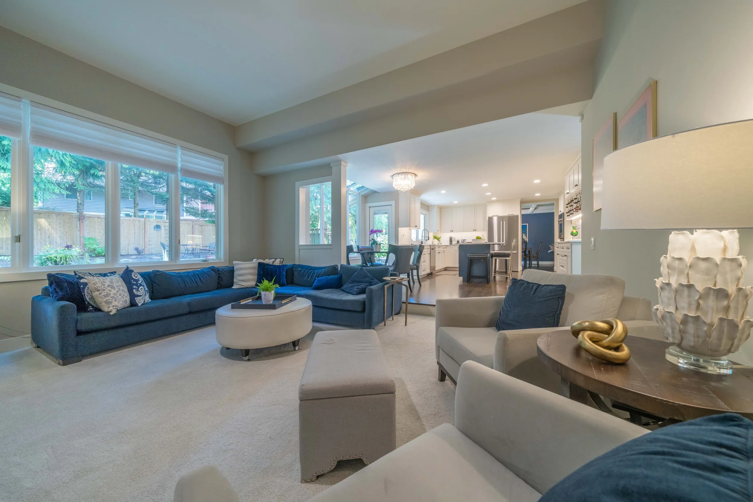 Family Room Off the Kitchen