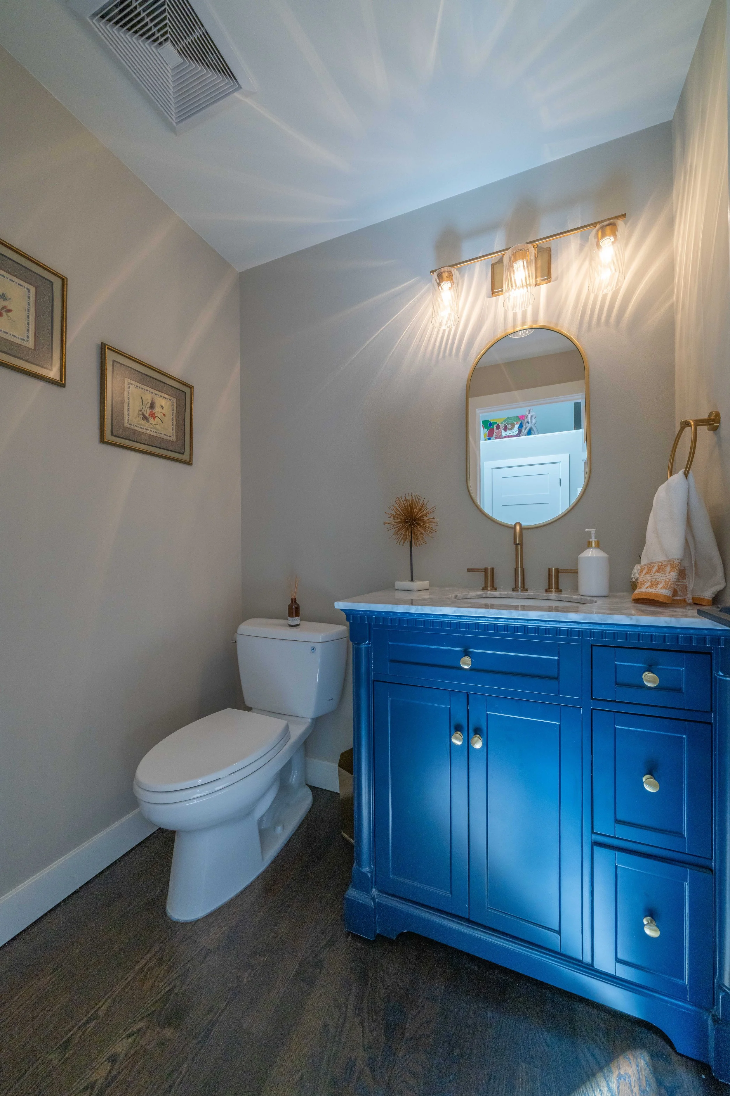 Powder Room on the main level