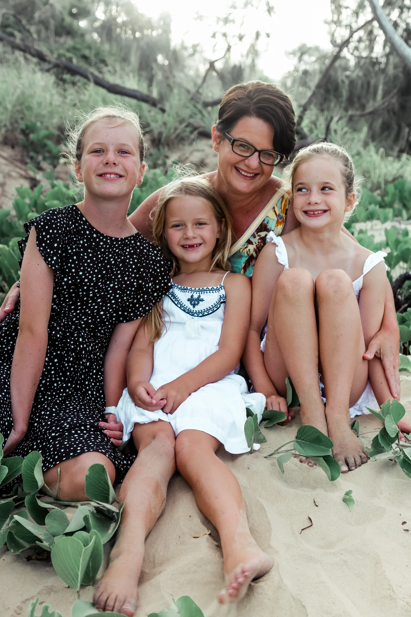 Emma and her girls.
