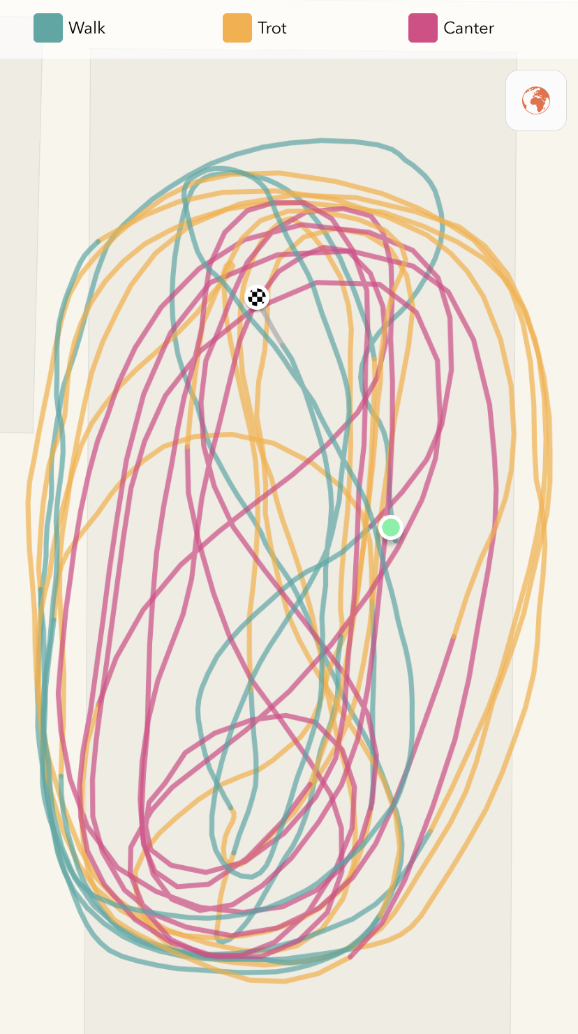 Diagram of our ride discussed above, as you can see, lots of direction changes and transitions.