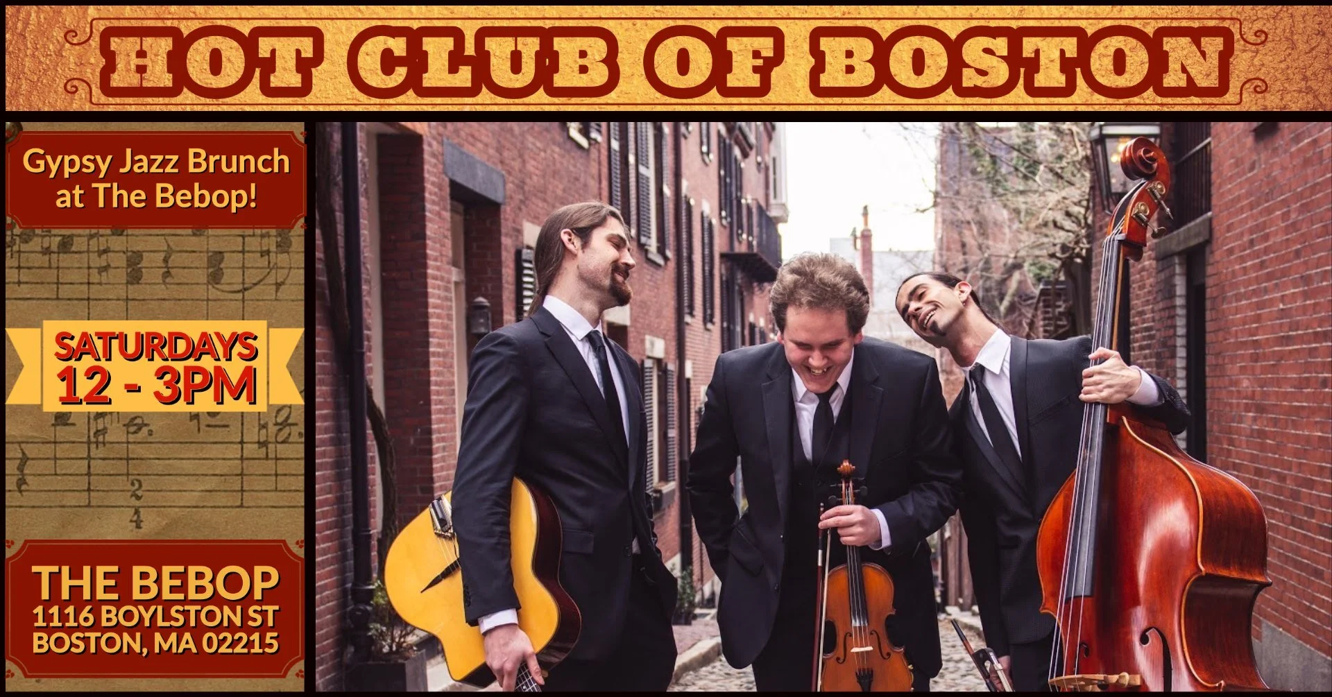 Gypsy Jazz Brunch at The Bebop!                    