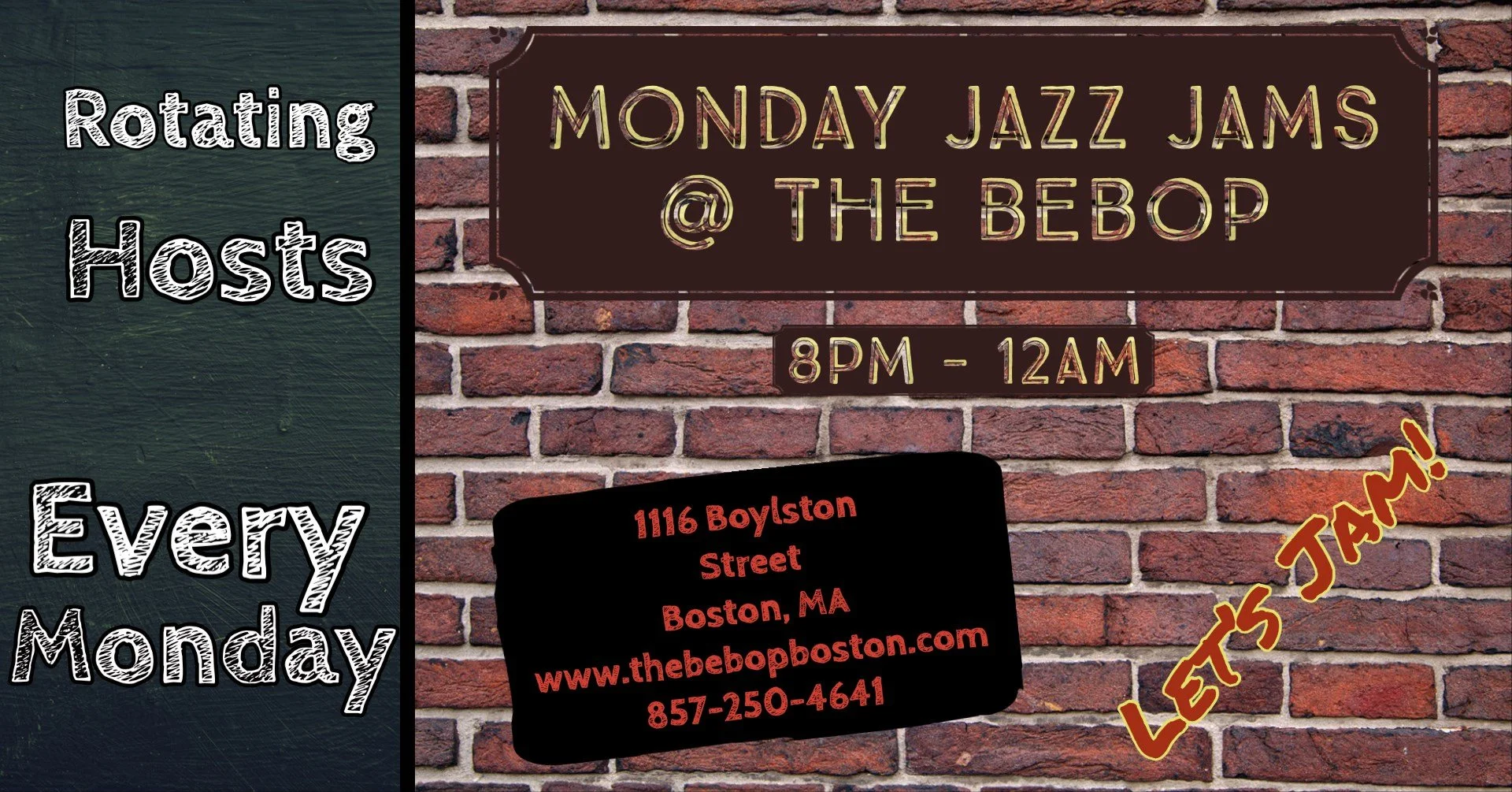 Monday Jazz Jam at The Bebop      