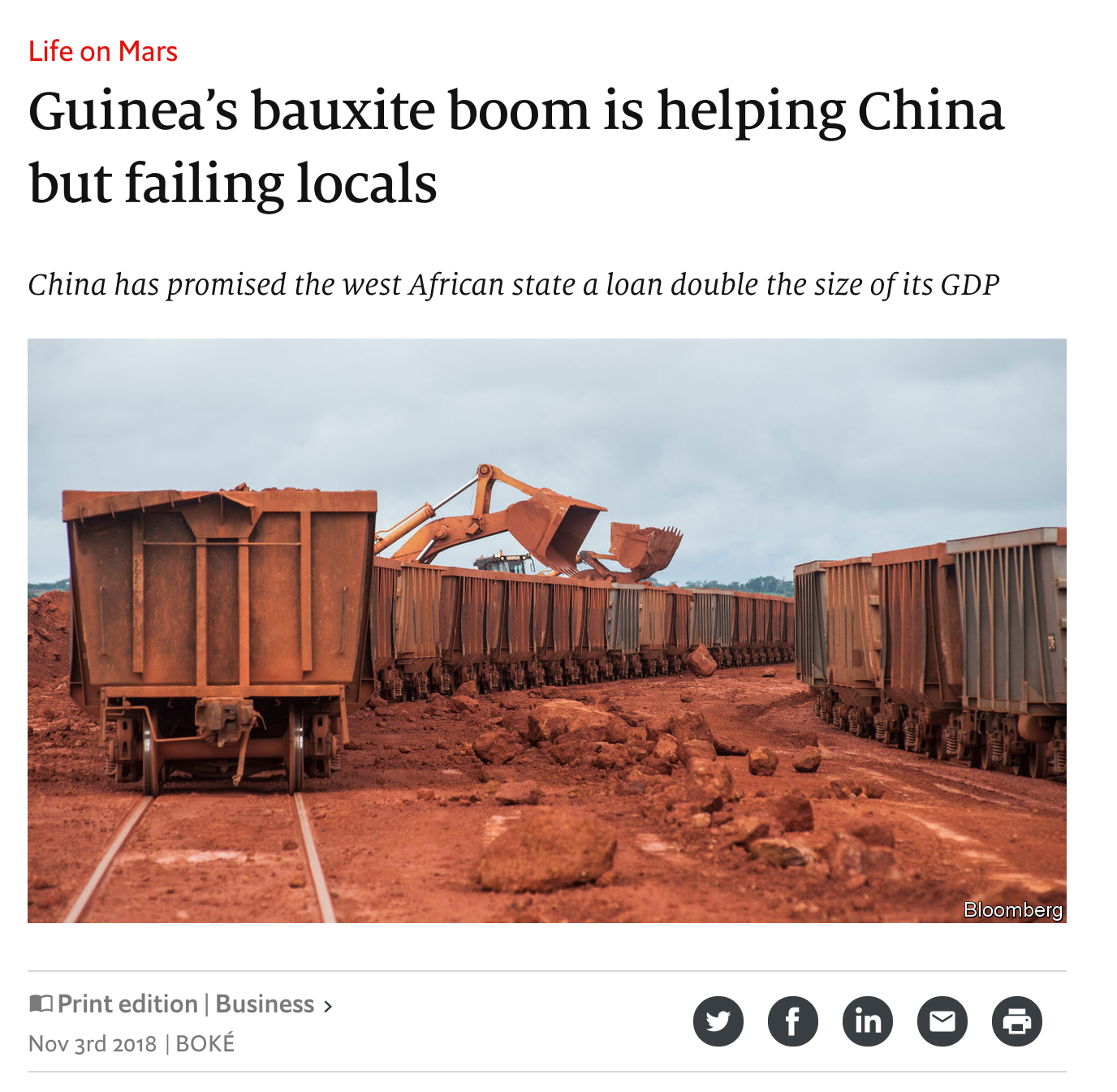 The Economist, 3 November 2018