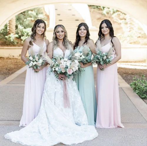 Veil and glam moment