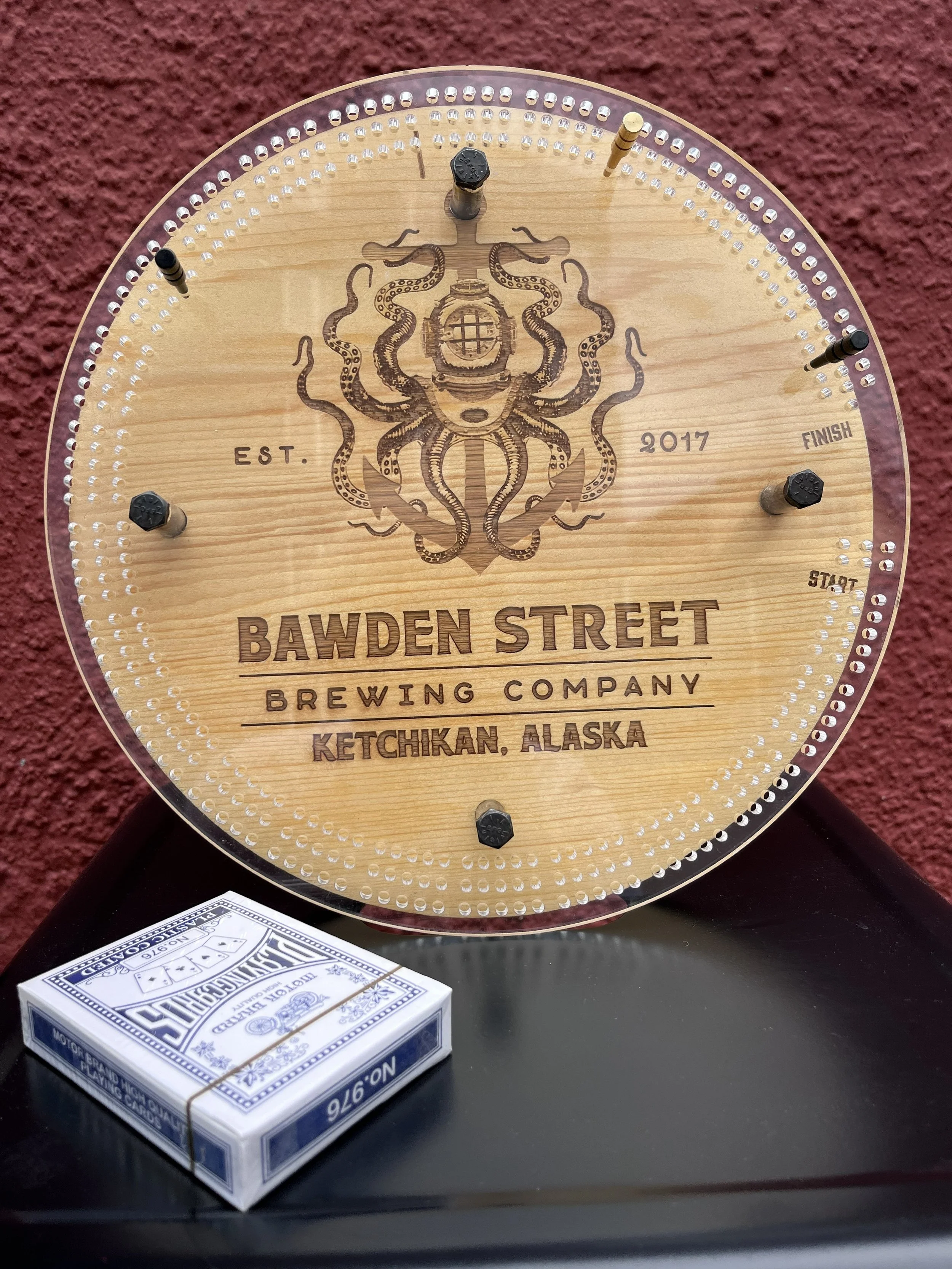The BSBCo. Cribbage Board