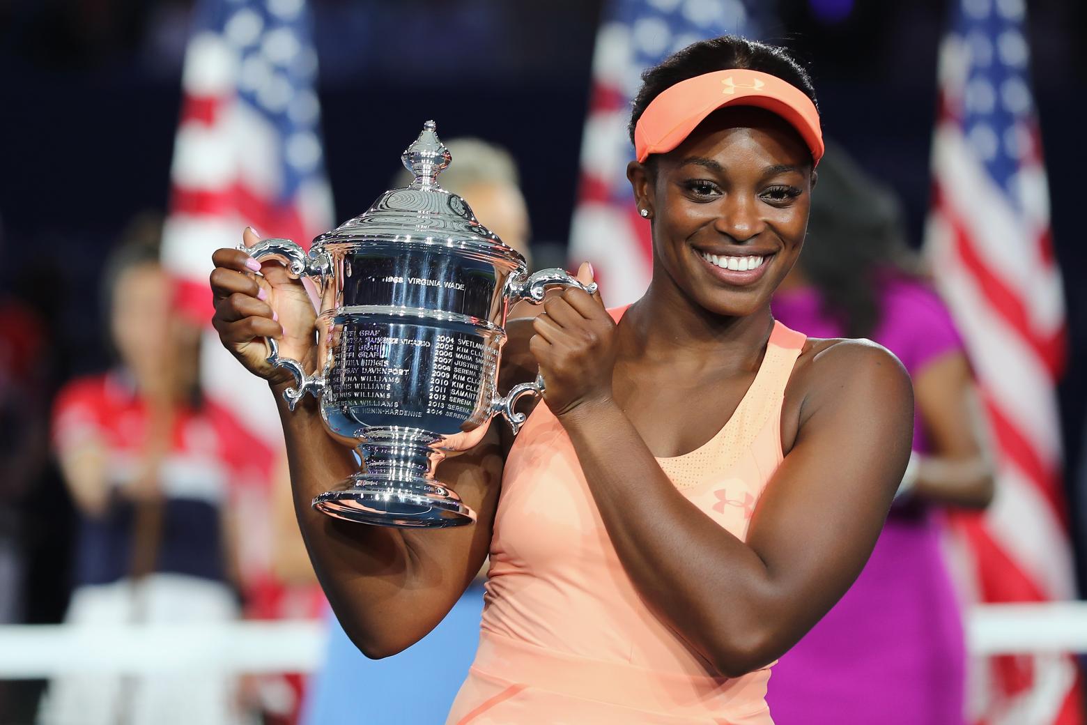 Sloane Stephens wins her first U.S. Open in spectacular fashion after coming into tournament unranked. Photo courtesy of WTA Tennis 